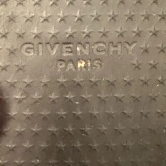 GIVENCHY rubber logo slides sandals