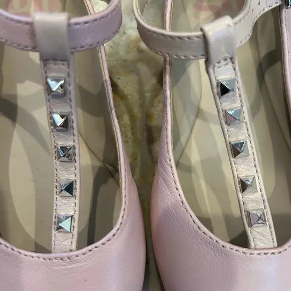 Go girl pink ballet flats with studs size 13