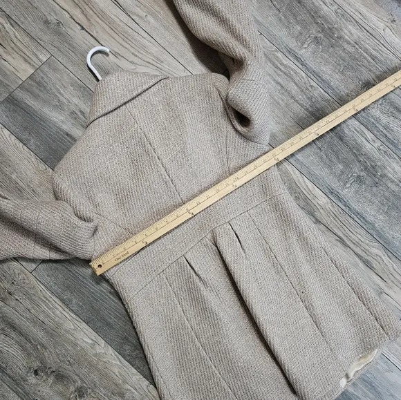 Gold Shimmer Pea Coat
