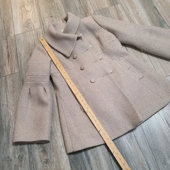 Gold Shimmer Pea Coat