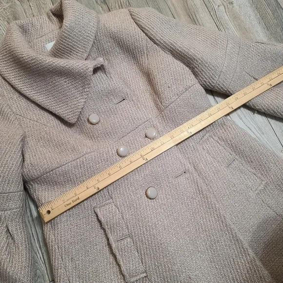 Gold Shimmer Pea Coat