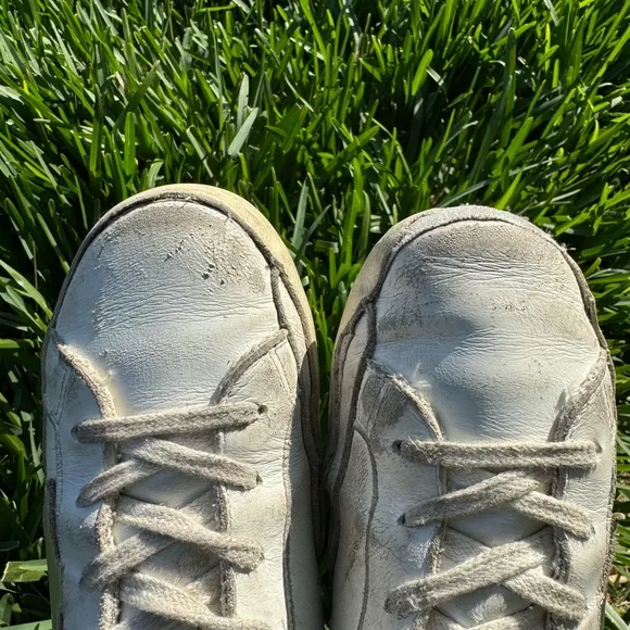 Golden Goose leather fashion sneakers kids size 2