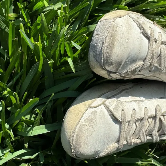 Golden Goose leather fashion sneakers kids size 2