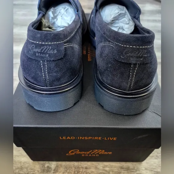 Good Man Brand Men's Navy Loafers