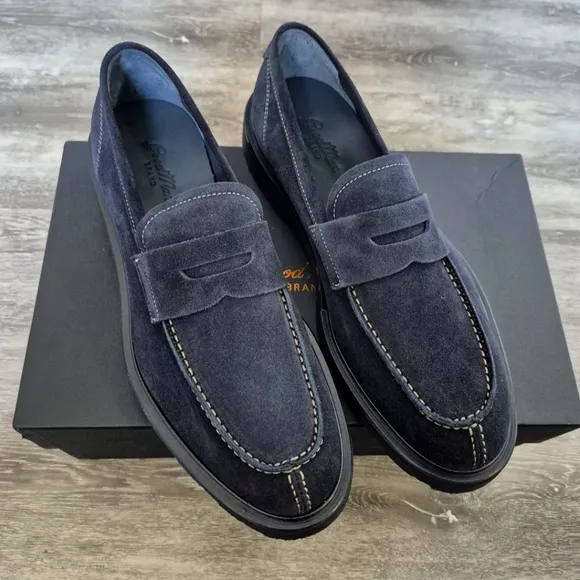 Good Man Brand Men's Navy Loafers