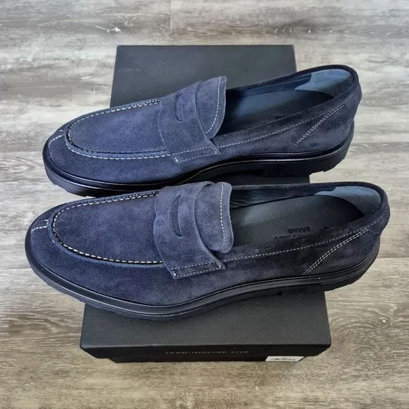 Good Man Brand Men's Navy Loafers