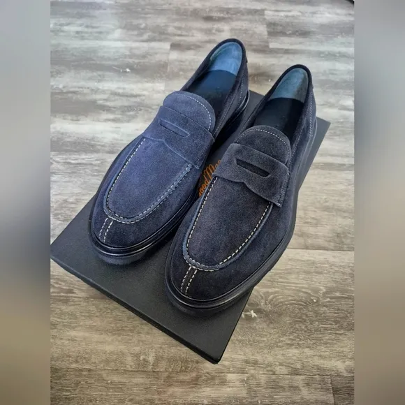 Good Man Brand Men's Navy Loafers