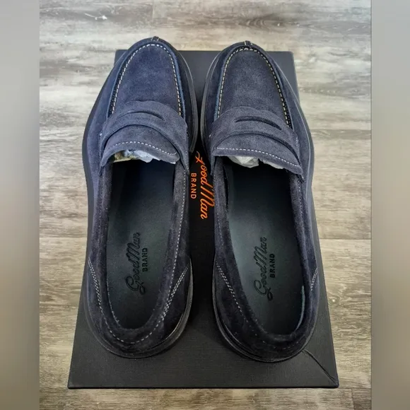 Good Man Brand Men's Navy Loafers