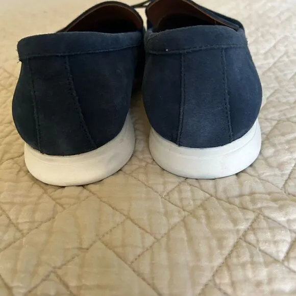Gordon Rush Men's Parkside Penny Loafers, Navy Suede, Size 10, NWOT