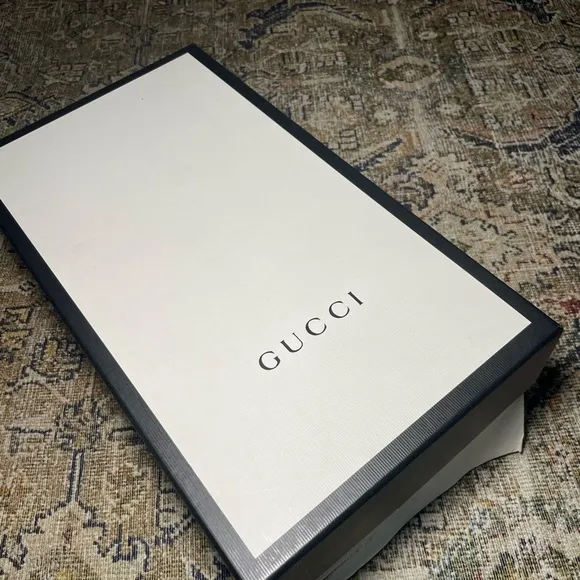 Gucci Black and Red Men's Sneakers