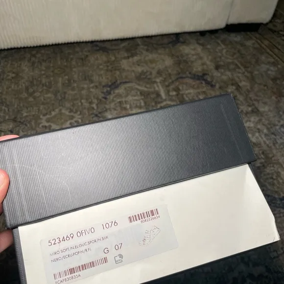 Gucci Black and Red Men's Sneakers