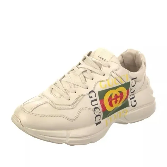 Gucci Cream Logo Sneakers