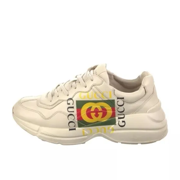 Gucci Cream Logo Sneakers