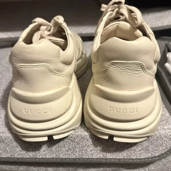 Gucci Cream Logo Sneakers