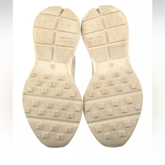 Gucci Cream Logo Sneakers