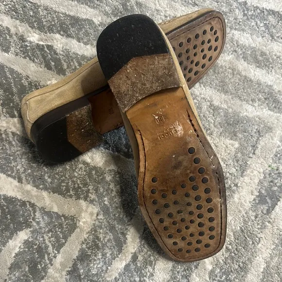 Gucci Men's Suede Tan Loafers