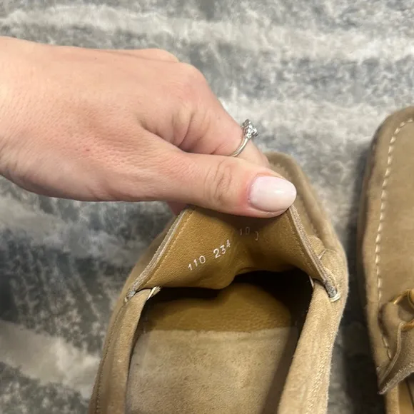 Gucci Men's Suede Tan Loafers