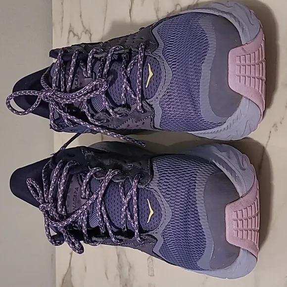 Hoka Anacapa 2 Low GTX Vibram Mega Grip Gore-Tex Purple Running Shoes Wmns 8B