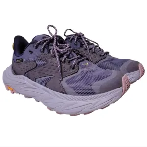 Hoka Anacapa 2 Low GTX Vibram Mega Grip Gore-Tex Purple Running Shoes Wmns 8B