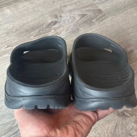 Hoka One One Ora Recovery Slides Sandals Black Comfort Mens 11