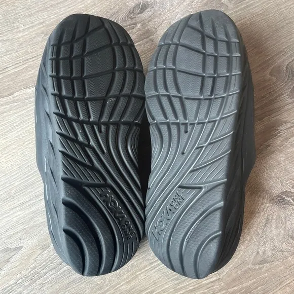 Hoka One One Ora Recovery Slides Sandals Black Comfort Mens 11