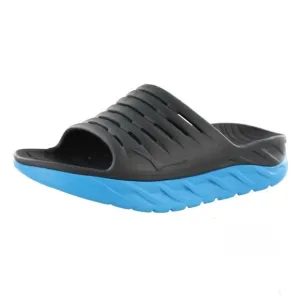 HOKA ORA Recovery Slides Ebony/Dresden Blue - Size 10