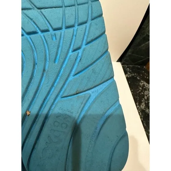 HOKA ORA Recovery Slides Ebony/Dresden Blue - Size 10