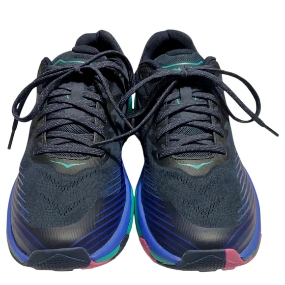 Hoka Trent 2 Trail Racer Blue Lace Up Running Sneaker Womens Size 9
