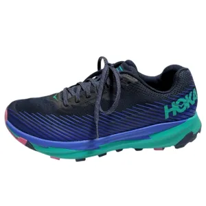 Hoka Trent 2 Trail Racer Blue Lace Up Running Sneaker Womens Size 9