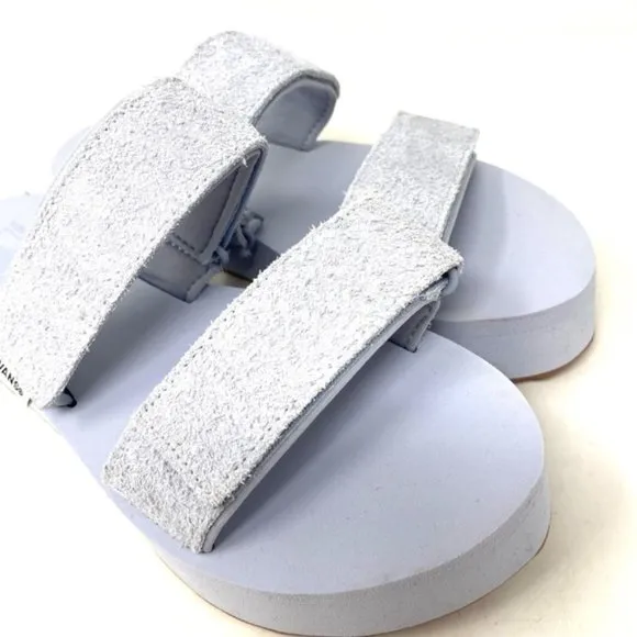 🔥HOT SALE🔥VANS Cayucas Mega Platform Gray Women’s Suede Sandals VN0A4U1XUNY