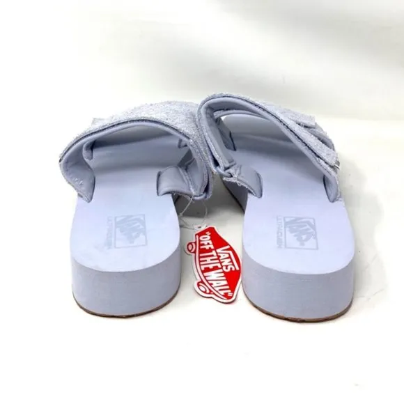 🔥HOT SALE🔥VANS Cayucas Mega Platform Gray Women’s Suede Sandals VN0A4U1XUNY