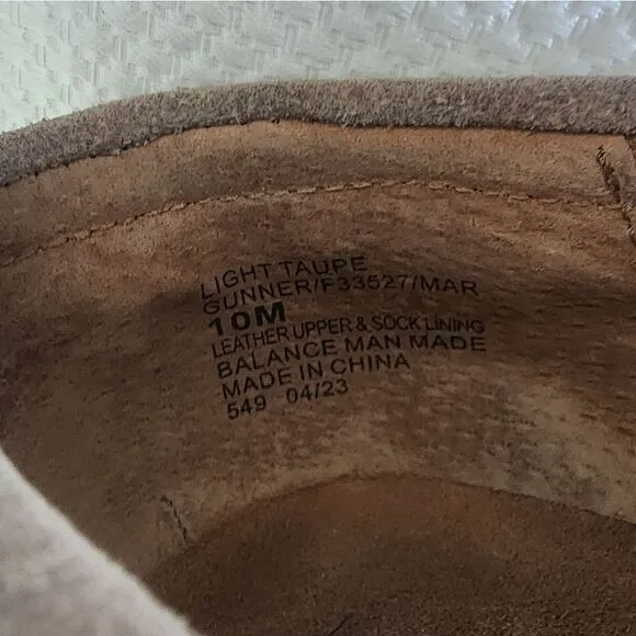 House of Harlow 1960 Gunner Light Taupe Suede Platform Lug Sole Loafers