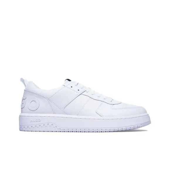 Hugo  • Men's White Leather Kilian Sneakers