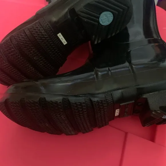 Hunter Classic Black Boots girls size 5 like new condition