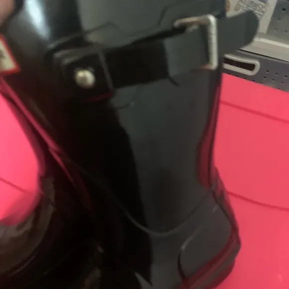 Hunter Classic Black Boots girls size 5 like new condition