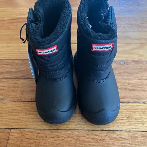 Hunter Kids Black Winter Boots boys size 9