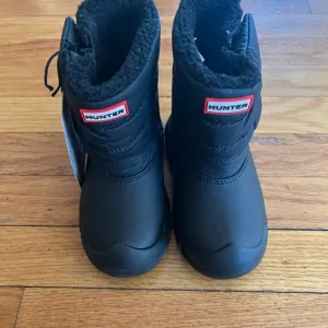 Hunter Kids Black Winter Boots boys size 9