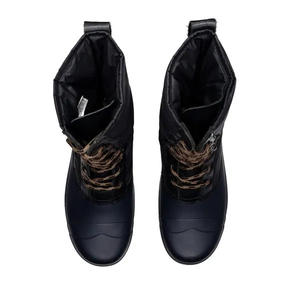 Hunter Original Short Quilted Lace-Up Boots