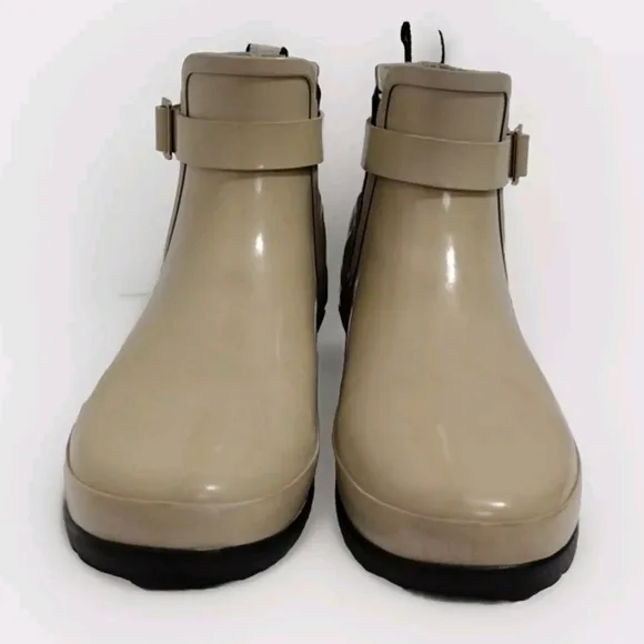 Hunter Original Women's Refined Quilted Gloss Chelsea Waterproof Boots US 9