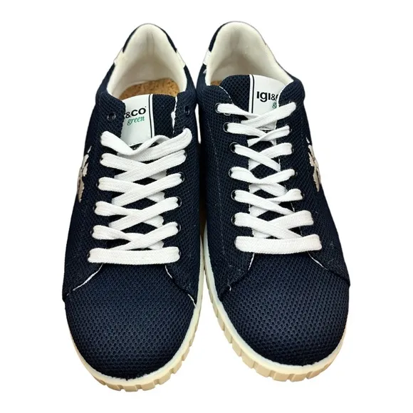 IGI&amp;CO  Men's Shoes Sneakers Leather And Canvas Sports Casual Summer Siz…