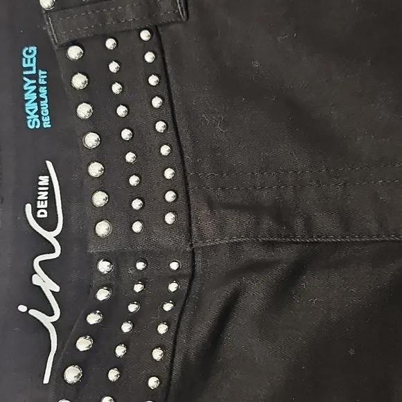 INC Denim Jeans Black Size 12 NWT