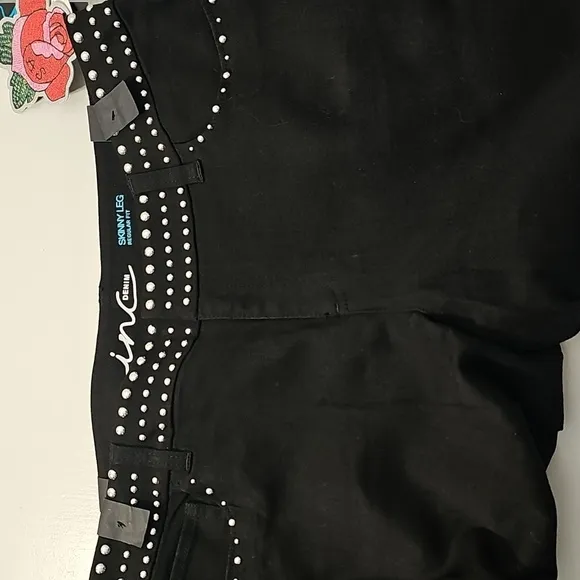 INC Denim Jeans Black Size 12 NWT