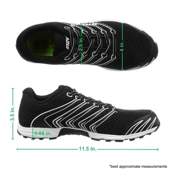 Inov-8 F-Lite G 230 V2 Cross Training Sneakers Black/White Men’s Size 9