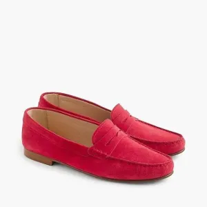 J. Crew 'James' Suede Loafers - Soft Fuchsia