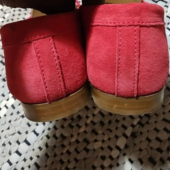 J. Crew 'James' Suede Loafers - Soft Fuchsia