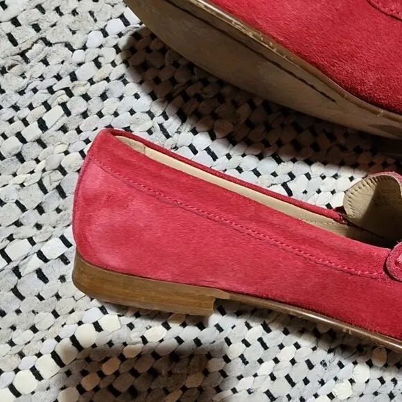 J. Crew 'James' Suede Loafers - Soft Fuchsia