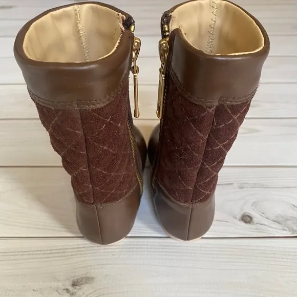 Janie and Jack Leather Riding Boots Brown Size 4