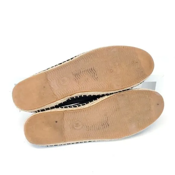 Jason Polan x Soludos Wink Smoking Slipper Espadrilles US 8.5