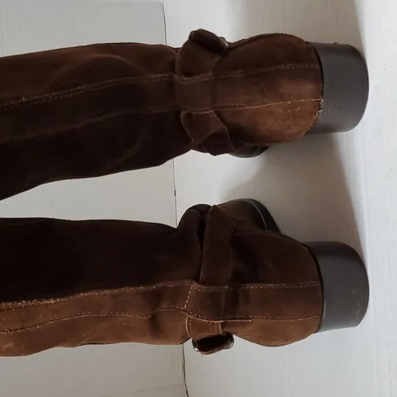 J.Crew Lowell Suede Buckle Boots sz. 8