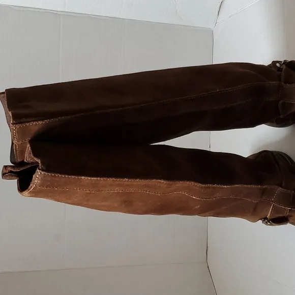 J.Crew Lowell Suede Buckle Boots sz. 8